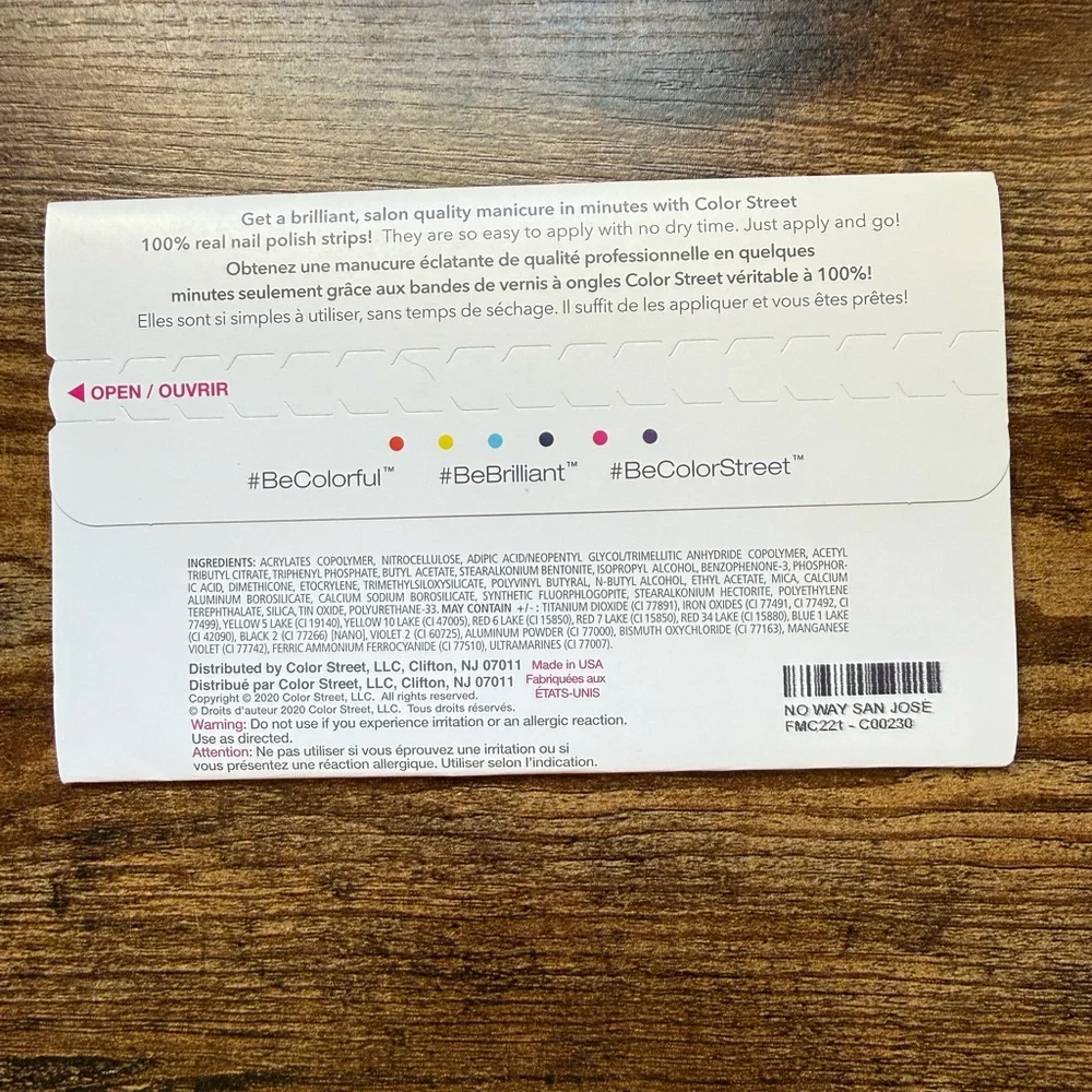 No Way San Jose: Color Street Nail Polish Strips - Picture 10 of 11